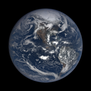 Earth from 895,090 miles