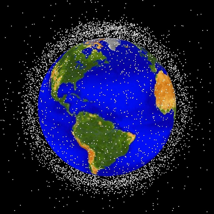 Low-earth-orbiting debris