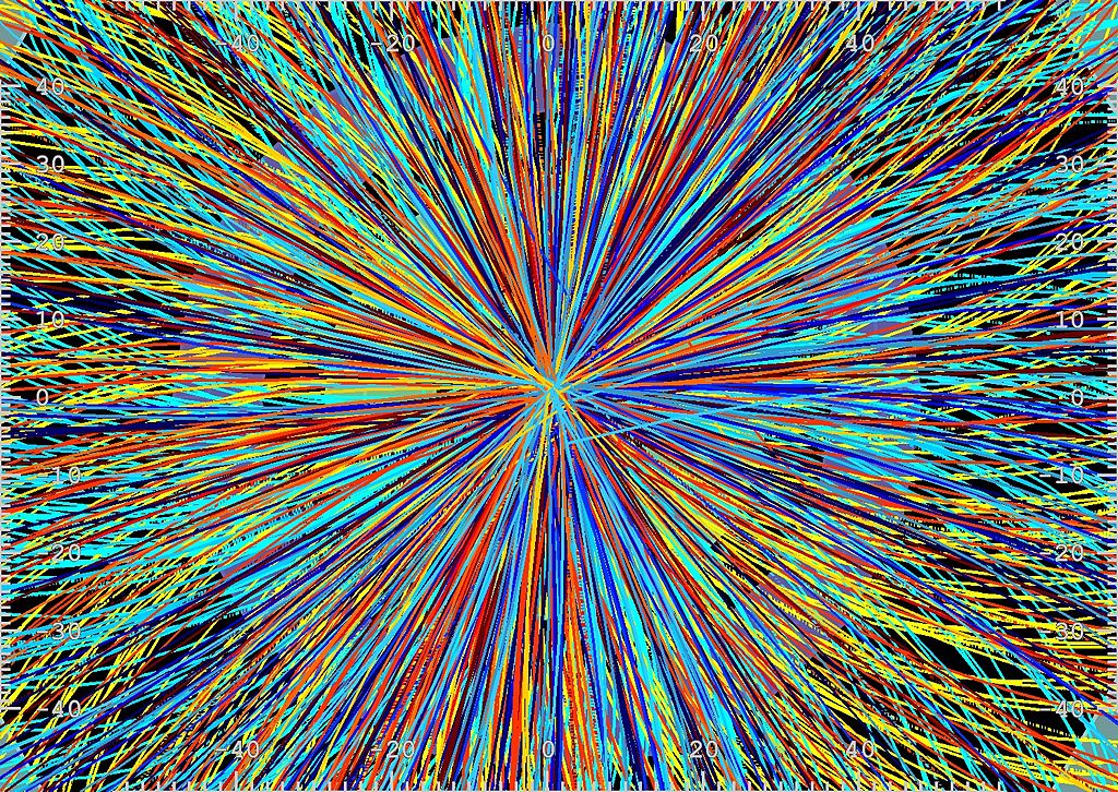 Inferred quark matter collision point